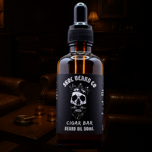 Skol's 'Cigar Bar' Beard Care - Cologne, Raw Baccy Leaf *Luxury Cigar Bar Inspired