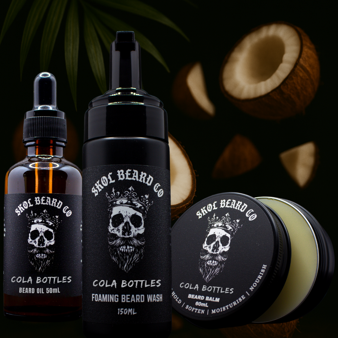 Skol's 'Fresh Coconut' Beard Care - Sweet, Tropical Coconut Water *Energizing & Natural
