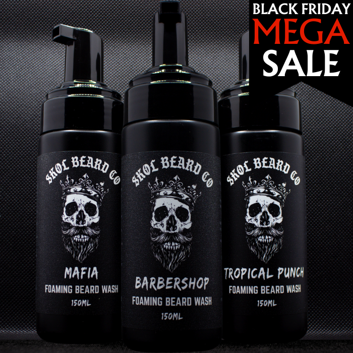 Skol's Beard Shampoo - 3x 150mL TRIO Pack (Massive Fragrance Range)