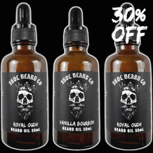 Load image into Gallery viewer, Trio Pack 50mL Beard Oil (Choose from 23 fragrances)
