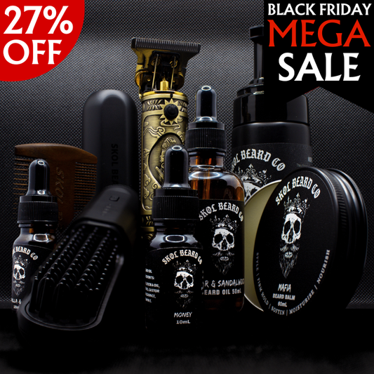 Complete Beard Grooming Kit (Wireless Beard Straightener & Trimmer)