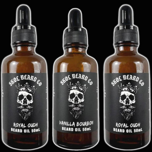 3 Pack 50mL Beard Oil (Choose from 23 fragrances)