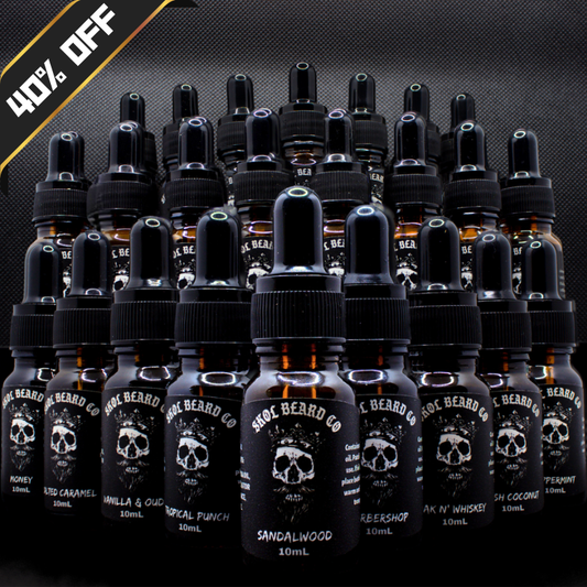 Complete Beard Oil Pack - 25 unique fragrances to try! 25x10mL