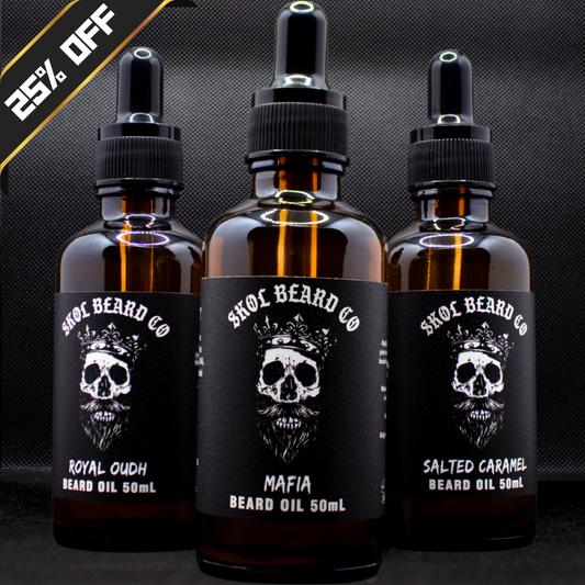 3x50mL Premium Beard Oil  TRIO (Customize Your Fragrances)