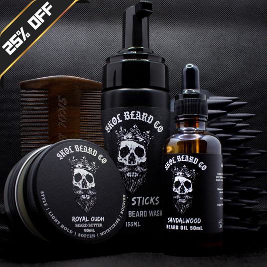 Anti-Itch + Anti-Dandruff Beard Kit (Customize Your Fragrances)