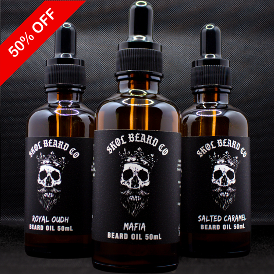 3x50mL Premium Beard Oil  TRIO (Customize Your Fragrances)