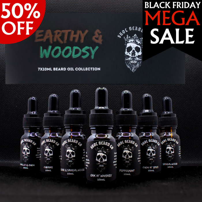 EARTHY & WOODSY Beard Oil Collection