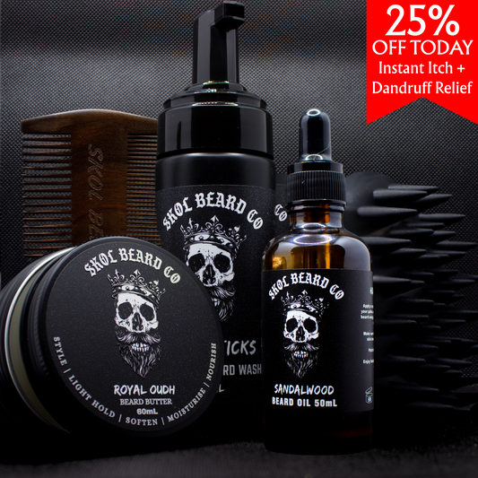 Anti-Itch + Anti-Dandruff Beard Kit (Customize Your Fragrances)