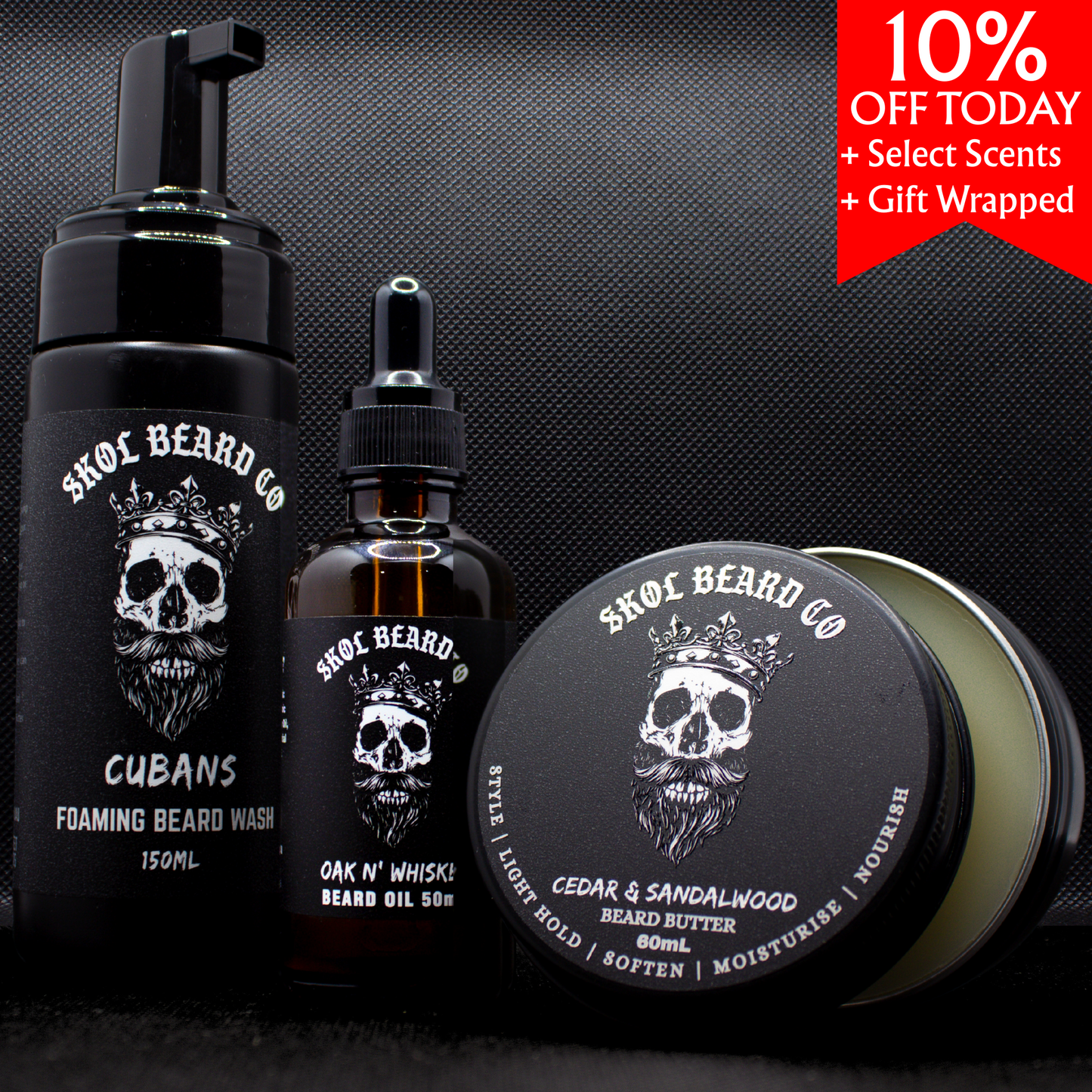 Skol Basics Beard Kit (Select Your Fragrances)