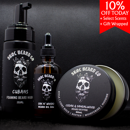 Skol Basics Beard Kit (Select Your Fragrances)