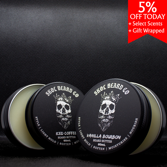 Skol Beard Butter 2x60mL DUO (Customize Your Fragrances)