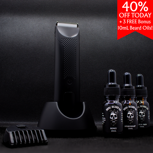 Skol Body Trimmer 2.0 + 3x BONUS Beard Oils