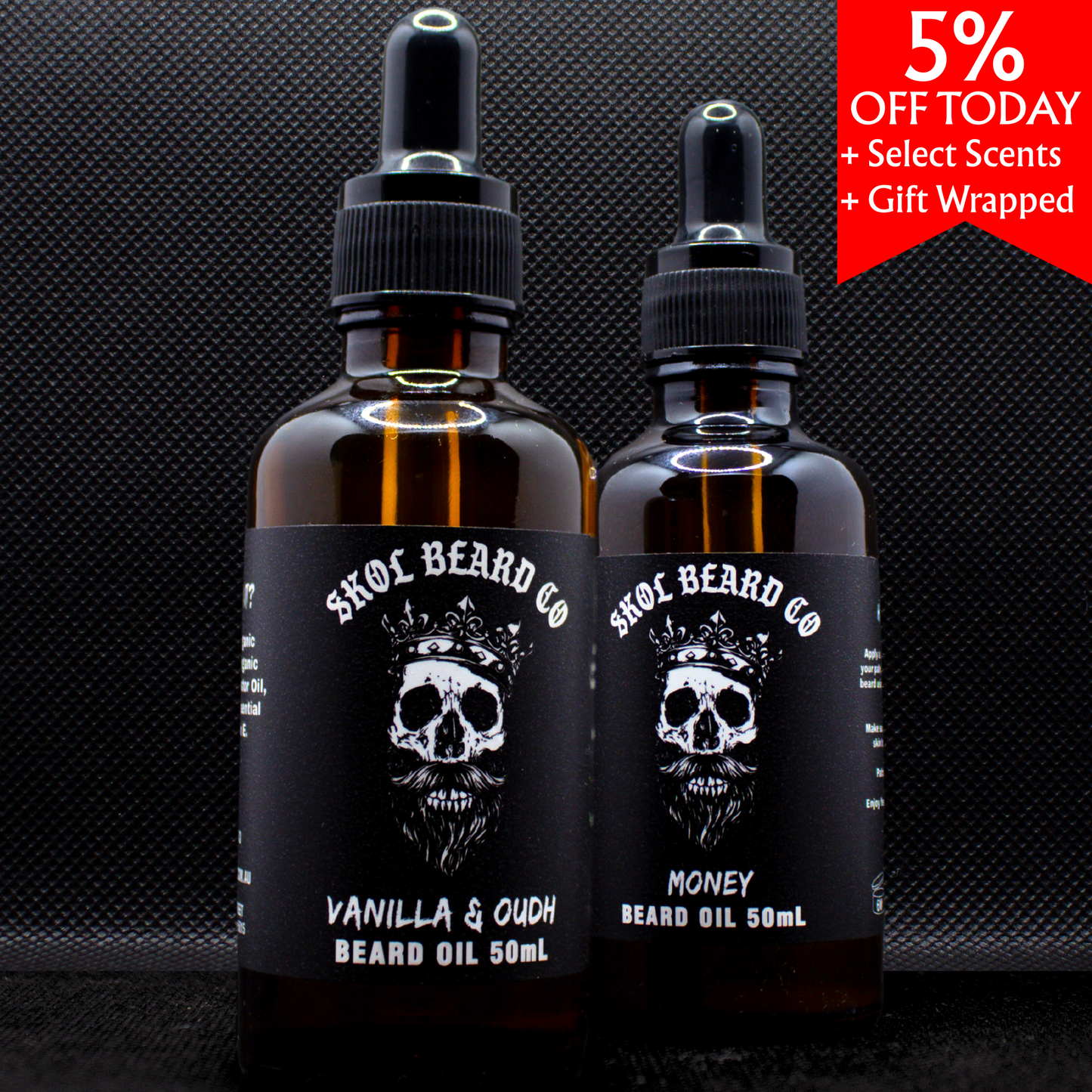 Skol Beard Oil - 2x50mL DUO (Customize Your Fragrances)