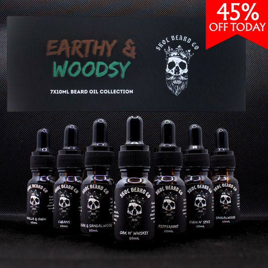 EARTHY & WOODSY Beard Oil Collection