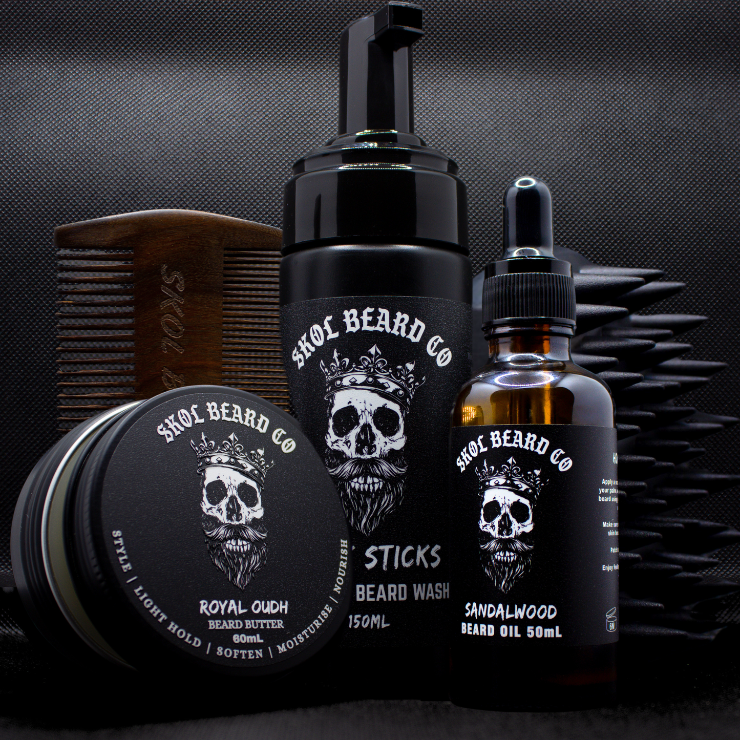 Anti-Itch + Anti-Dandruff Beard Kit (Customize Your Fragrances)