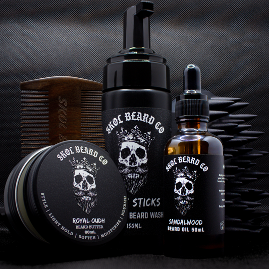 Anti-Itch + Anti-Dandruff Beard Kit (Customize Your Fragrances)