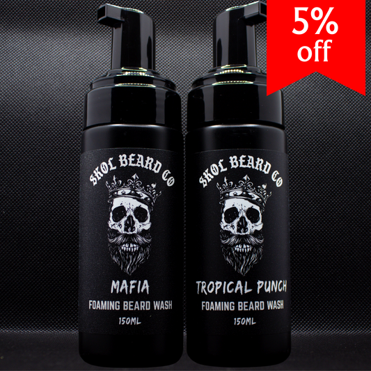 Skol Beard Shampoo - 2x150mL DUO Pack (Customize Your Fragrances)