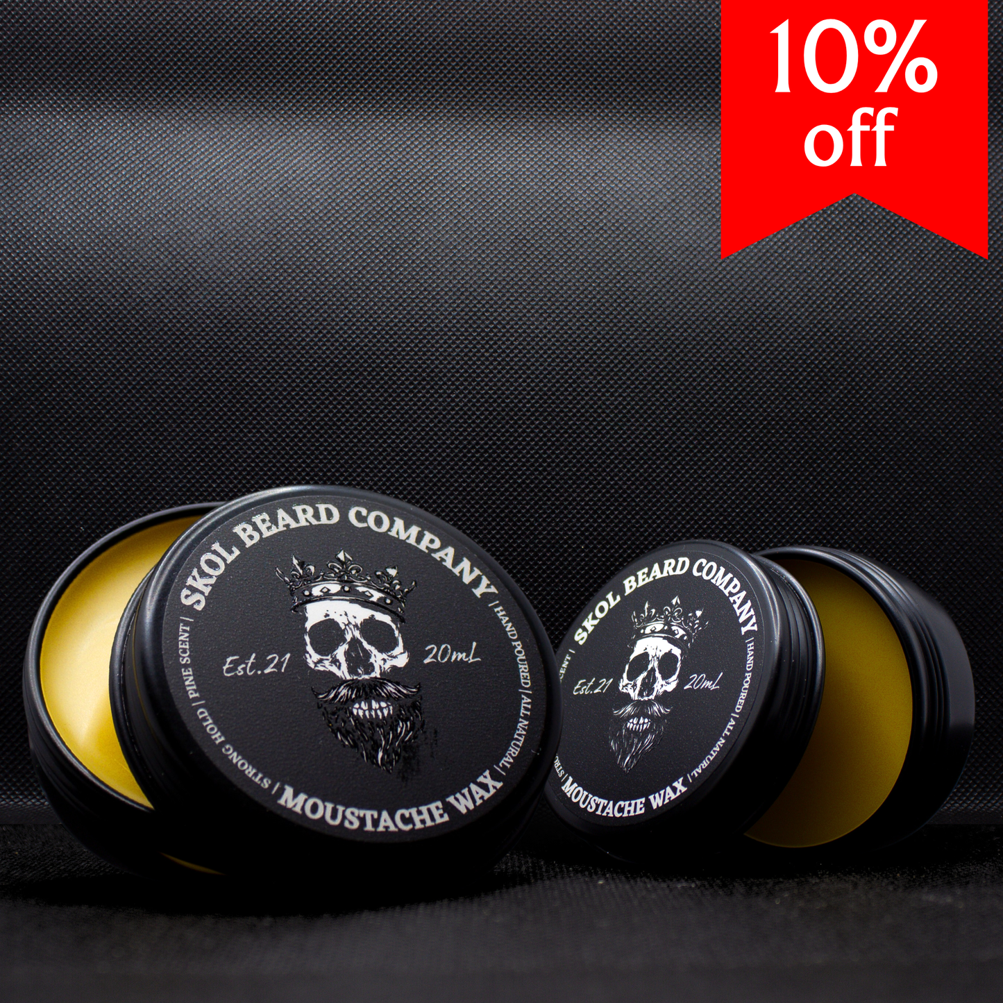 Moustache Wax - Twin Pack