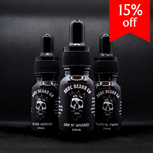 Premium Beard Oil 3x10mL (Customize Your Fragrances)