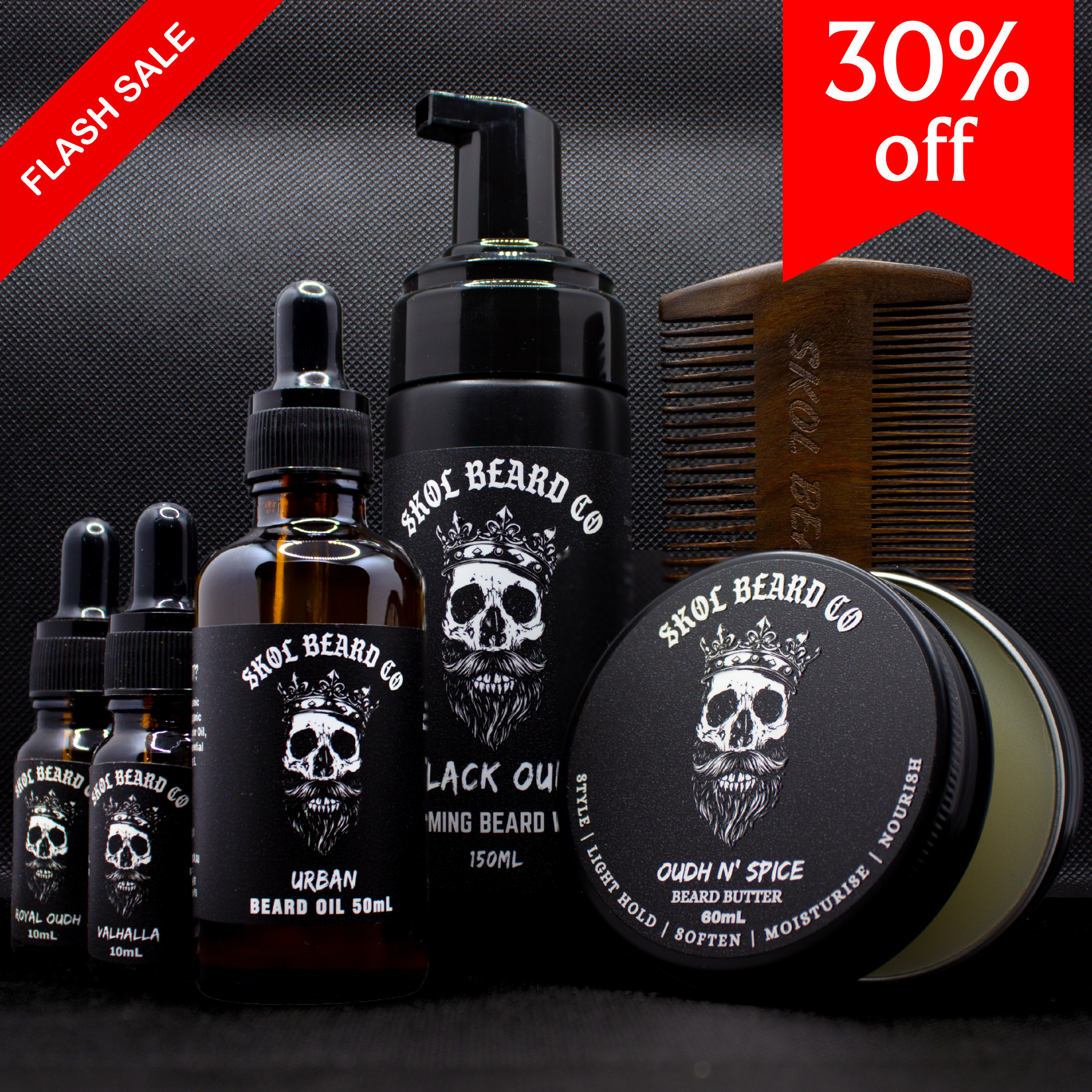Skol KING Pack - Australia's #1 Beard Kit (Customize Your Fragrances)