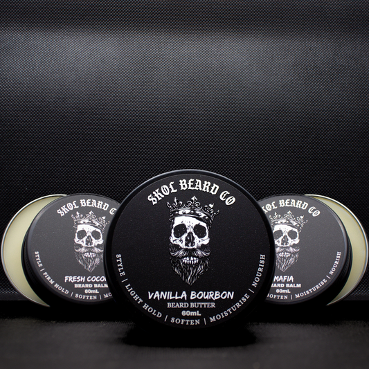 Skol Beard Balm or Butter 3x60mL TRIO (Customize Your Fragrances)