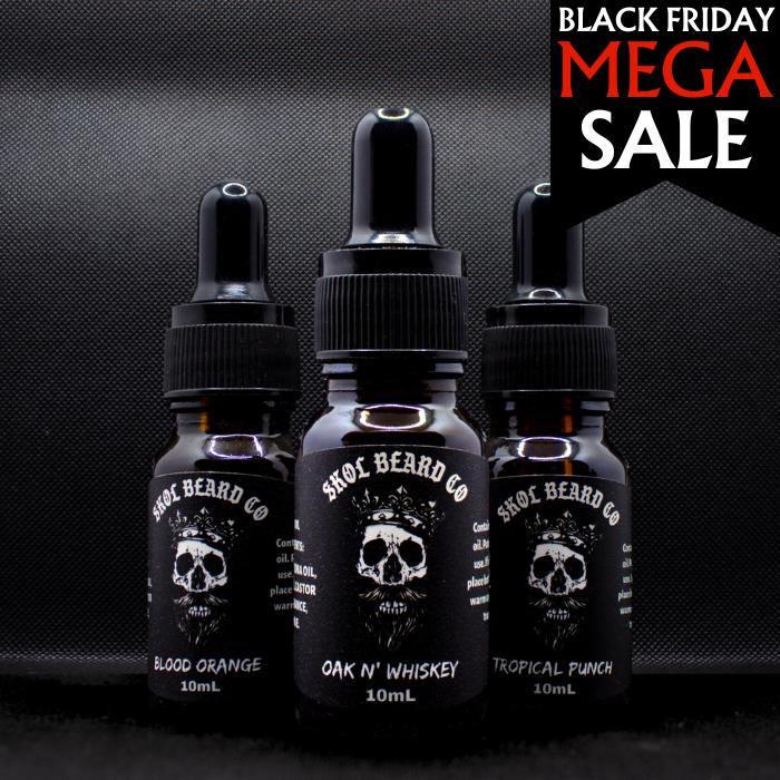 Premium Beard Oil 3x10mL (Customize Your Fragrances)