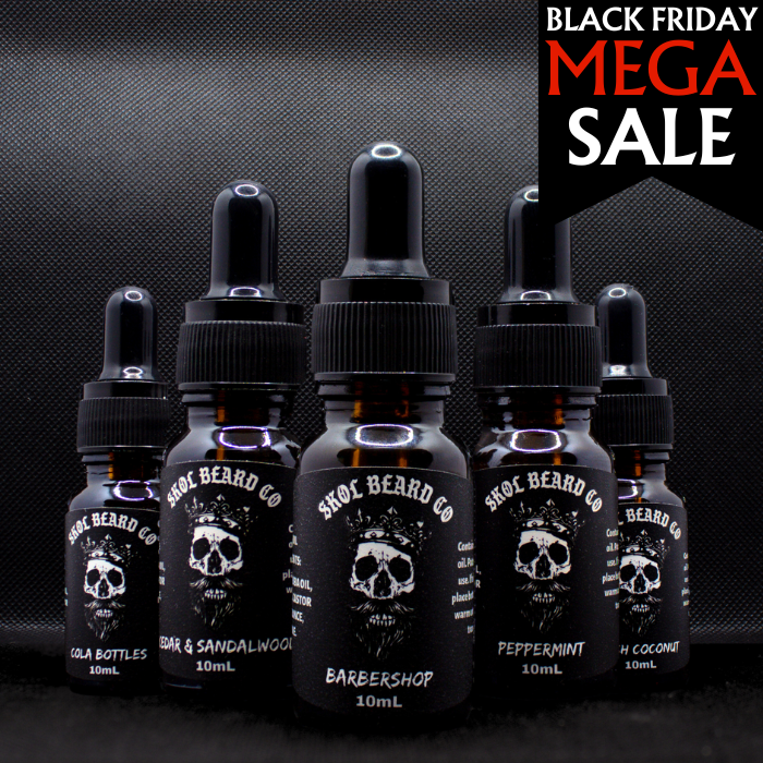 Premium Beard Oil 5x10mL (Customize Your Fragrances)