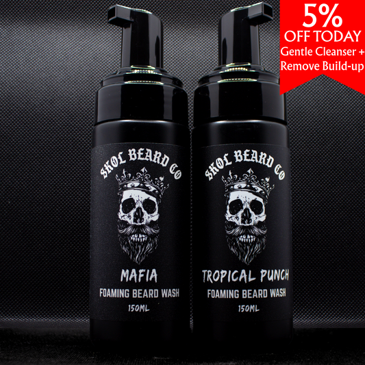 Skol Beard Shampoo - 2x150mL DUO Pack (Customize Your Fragrances)