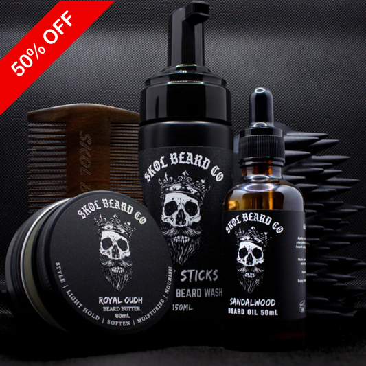 Anti-Itch + Anti-Dandruff Beard Kit (Customize Your Fragrances)