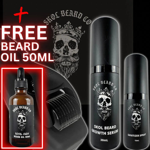 Beard Growth Kit + FREE 50mL Beard Oil