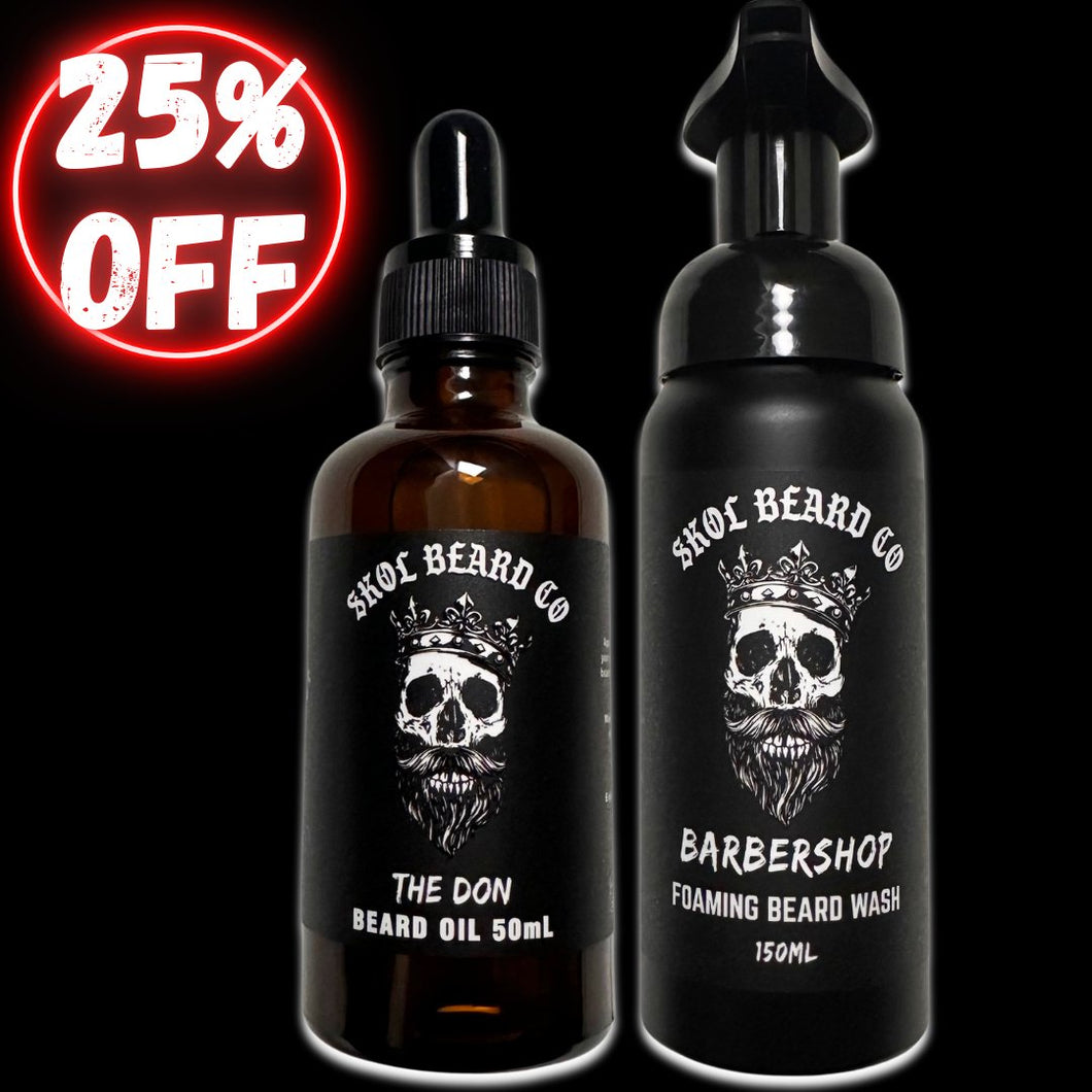 Beard Oil & Wash Combo (select your fragrances)