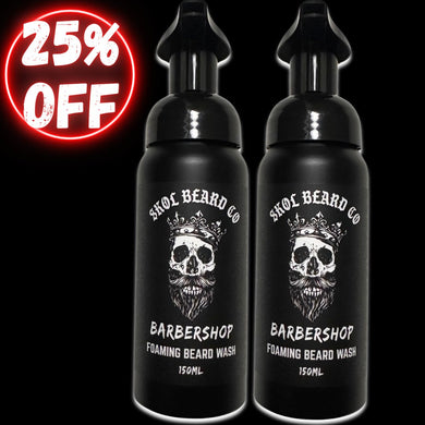 Beard Shampoo - 150mL Twin Pack (select your fragrances)