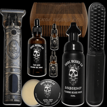 Load image into Gallery viewer, Complete Beard Grooming Kit (Wireless Beard Straightener &amp; Trimmer)
