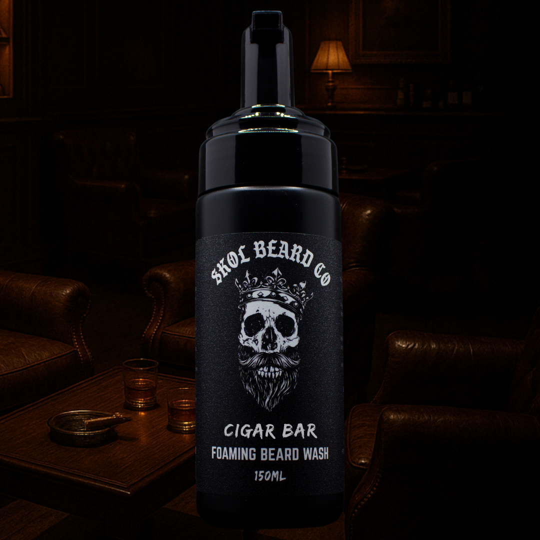 Skol's 'Cigar Bar' Beard Care - Cologne, Raw Baccy Leaf  *Luxury Cigar Bar Inspired