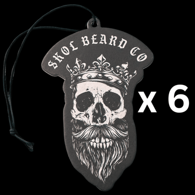 Skol Beard Air Fresheners (Variety 6 Pack)