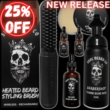 Load image into Gallery viewer, The Gentleman&#39;s Kit - Heated Beard Styling Brush 2.0 (Wireless + Rechargeable)
