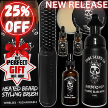 Load image into Gallery viewer, The Gentleman&#39;s Kit - Heated Beard Styling Brush 2.0 (Wireless + Rechargeable) included
