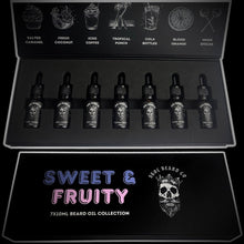 Load image into Gallery viewer, The &#39;SWEET N’ FRUITY Collection&#39; 7x10mL Premium Beard Oil (LIMITED STOCK)
