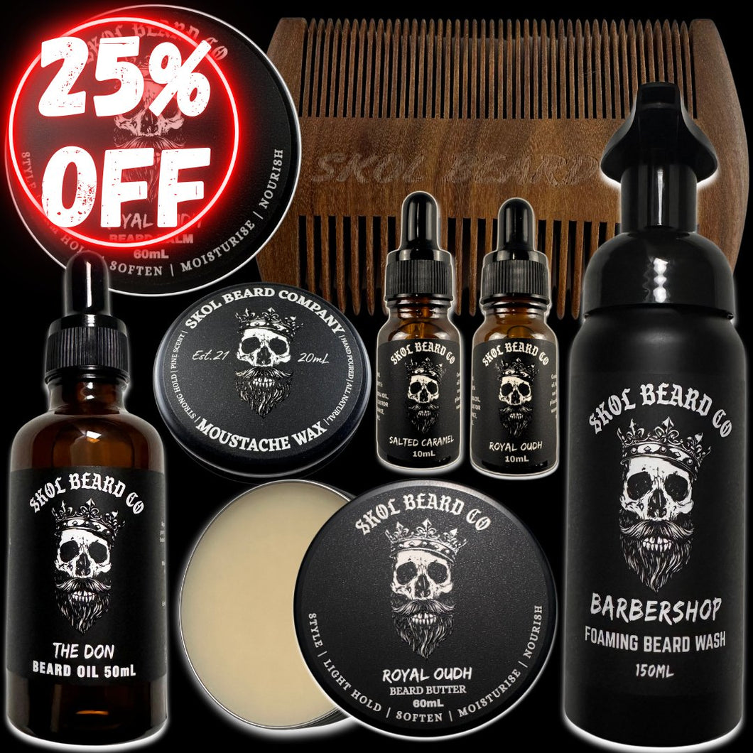 Ultimate Beard Grooming Kit (select your fragrances)